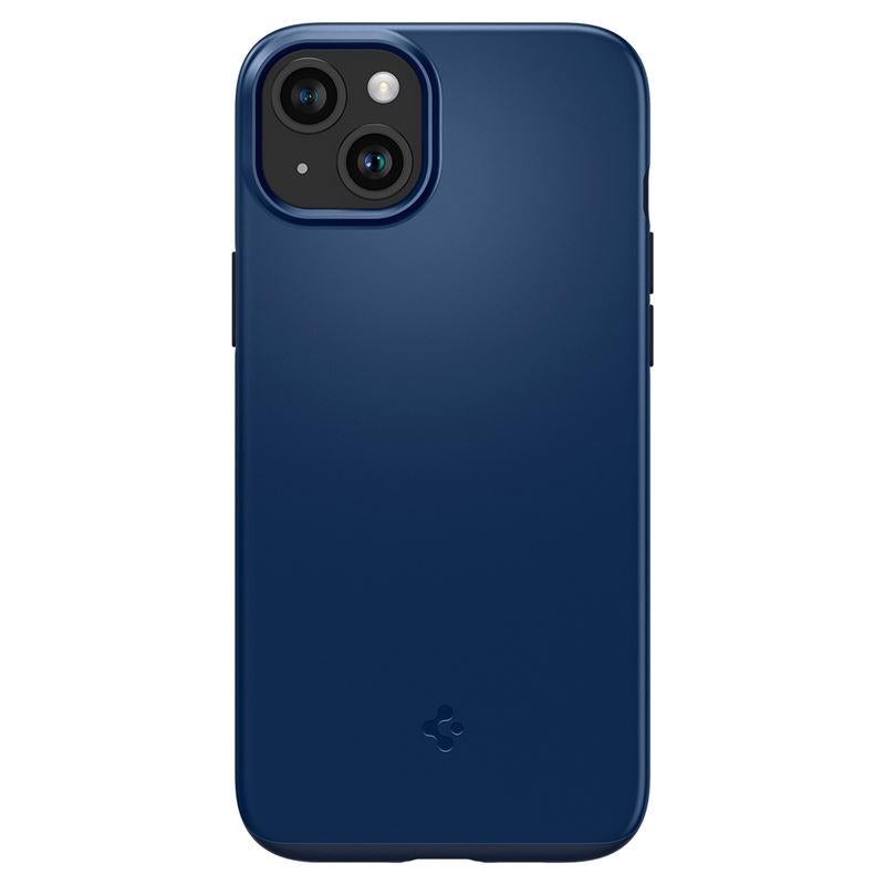 Spigen Thin Fit dėklas iPhone 15 Plus – mėlynas