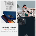 Spigen Thin Fit dėklas iPhone 15 Plus – mėlynas