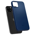 Spigen Thin Fit dėklas iPhone 15 Plus – mėlynas