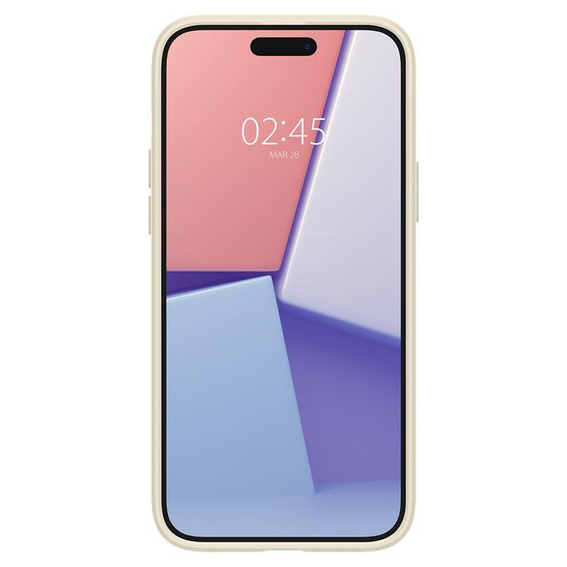Spigen Thin Fit dėklas iPhone 15 Plus – smėlinis