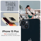 Spigen Thin Fit dėklas iPhone 15 Plus – smėlinis
