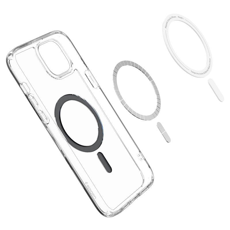 Spigen Ultra Hybrid MagSafe dėklas iPhone 15 Plus – anglies