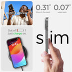 Spigen Ultra Hybrid MagSafe dėklas iPhone 15 Plus – anglies