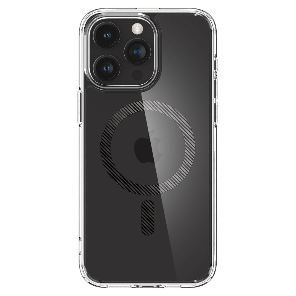 Spigen Ultra Hybrid MagSafe dėklas iPhone 15 Pro – pilkas