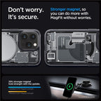 Spigen Ultra Hybrid MagSafe dėklas iPhone 15 Pro – pilkas