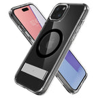 Spigen Ultra Hybrid S MagSafe dėklas iPhone 15 Plus – juodas