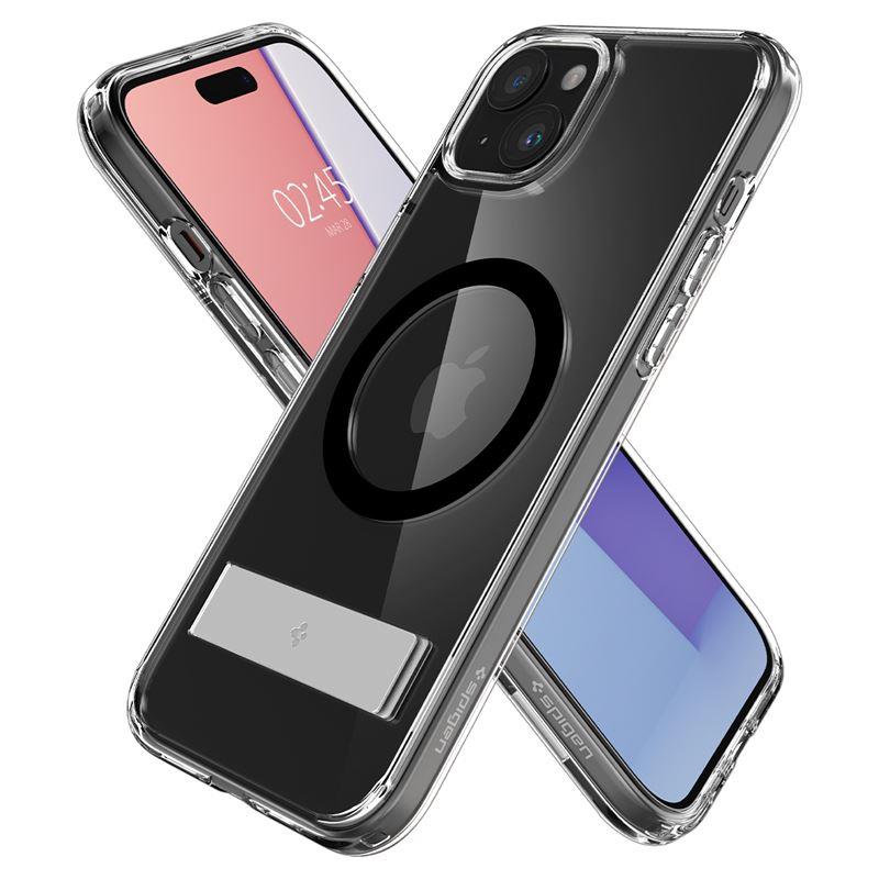 Spigen Ultra Hybrid S MagSafe dėklas iPhone 15 Plus – juodas