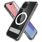 Spigen Ultra Hybrid MagSafe dėklas iPhone 15 Plus – skaidrus