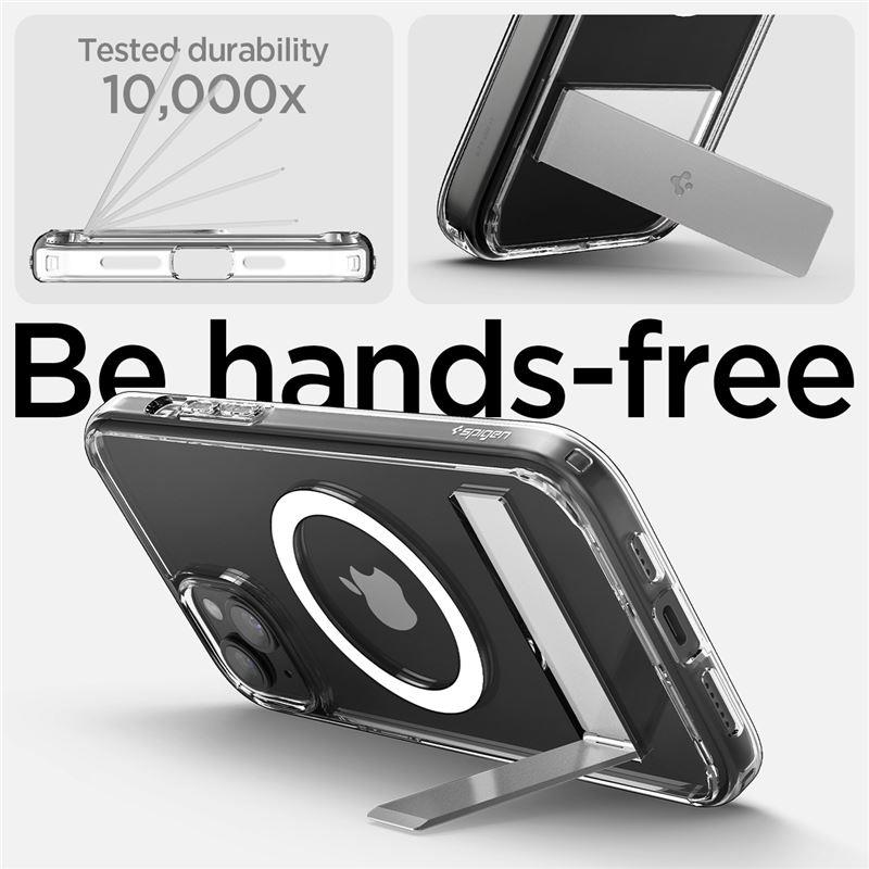 Spigen Ultra Hybrid MagSafe dėklas iPhone 15 Plus – skaidrus