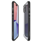 Spigen Ultra Hybrid dėklas iPhone 15 Plus – juodas