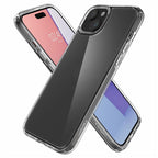 Spigen Ultra Hybrid skaidrus dėklas iPhone 15 Plus