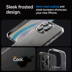 Spigen Ultra Hybrid dėklas iPhone 15 Pro – skaidrus matinis