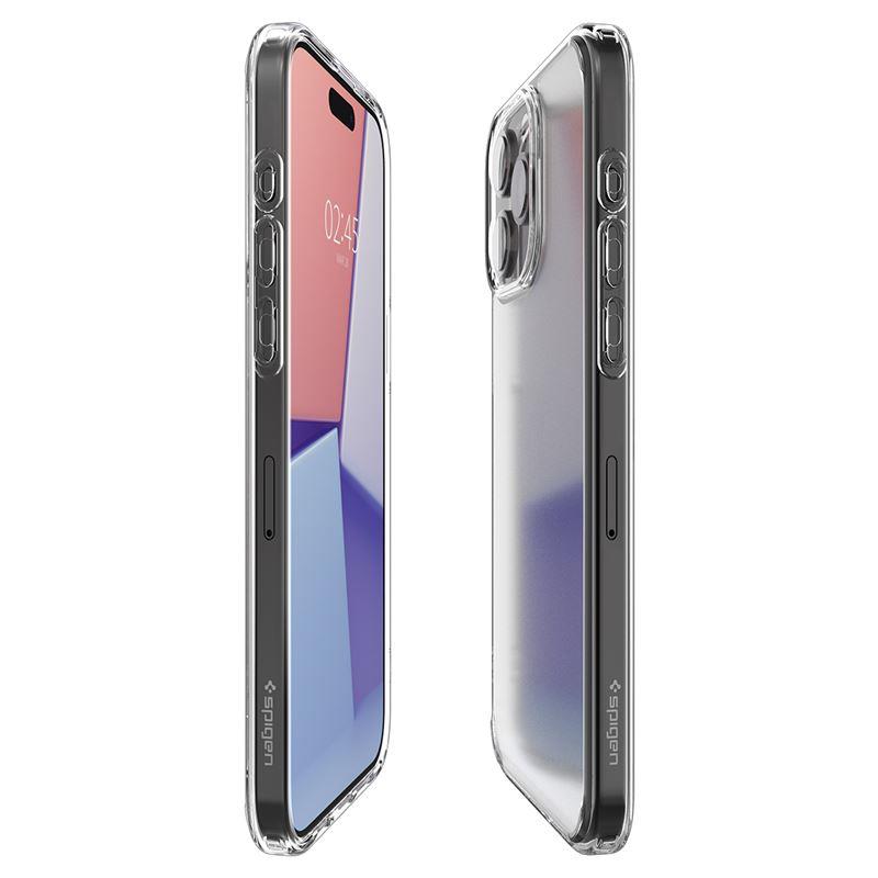 Spigen Ultra Hybrid dėklas iPhone 15 Pro Max – skaidrus matinis