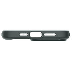 Spigen Rugged Armor MagSafe dėklas iPhone 15 Pro Max – tamsiai žalias