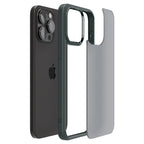 Spigen Rugged Armor MagSafe dėklas iPhone 15 Pro Max – tamsiai žalias