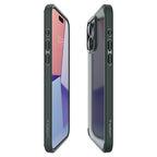 Spigen Rugged Armor MagSafe dėklas iPhone 15 Pro Max – tamsiai žalias