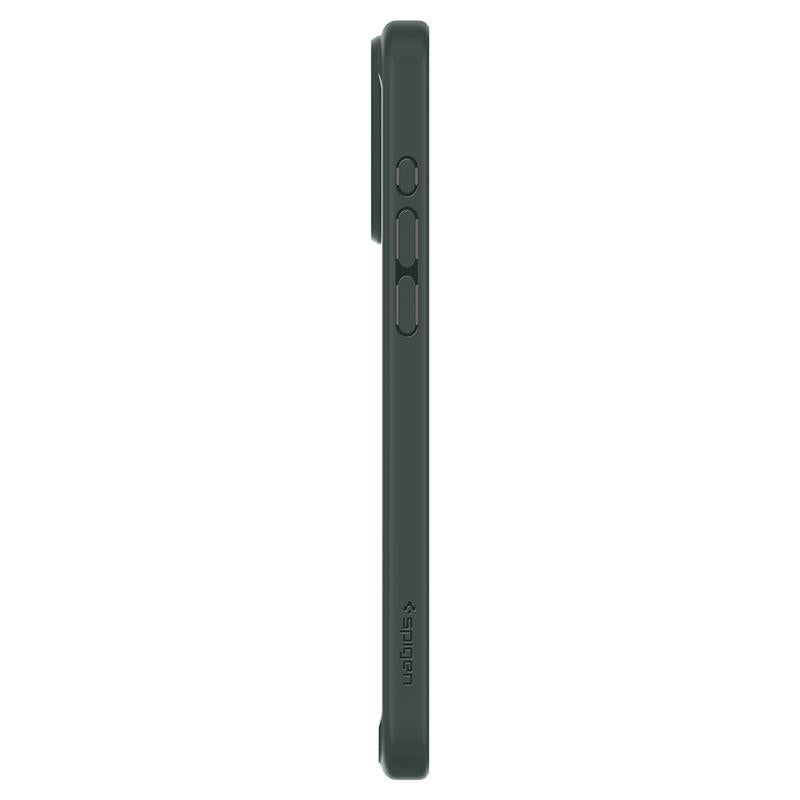 Spigen Rugged Armor MagSafe dėklas iPhone 15 Pro Max – tamsiai žalias