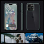 Spigen Rugged Armor MagSafe dėklas iPhone 15 Pro Max – tamsiai žalias