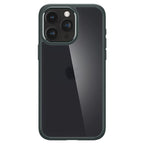 Spigen Rugged Armor MagSafe dėklas iPhone 15 Pro Max – tamsiai žalias