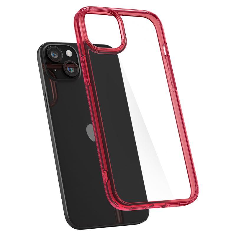 Spigen Ultra Hybrid dėklas iPhone 15 Plus – raudonas