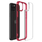 Spigen Ultra Hybrid dėklas iPhone 15 Plus – raudonas