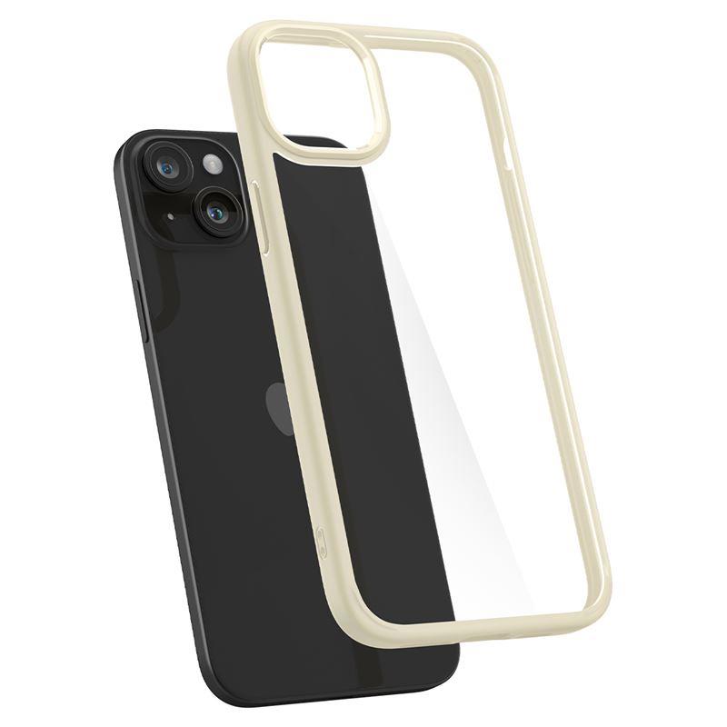 Spigen Ultra Hybrid dėklas iPhone 15 Plus – smėlio
