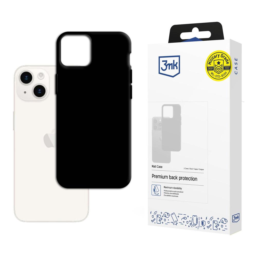 Apple iPhone 15 Plus – 3mk matinis dėklas juodas
