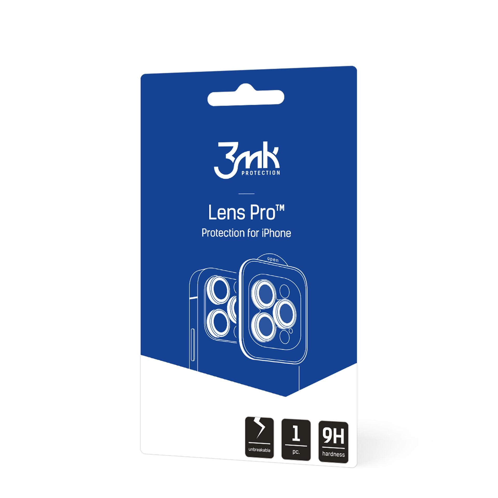 Apple iPhone 15 – 3mk Lens Protection Pro geltona