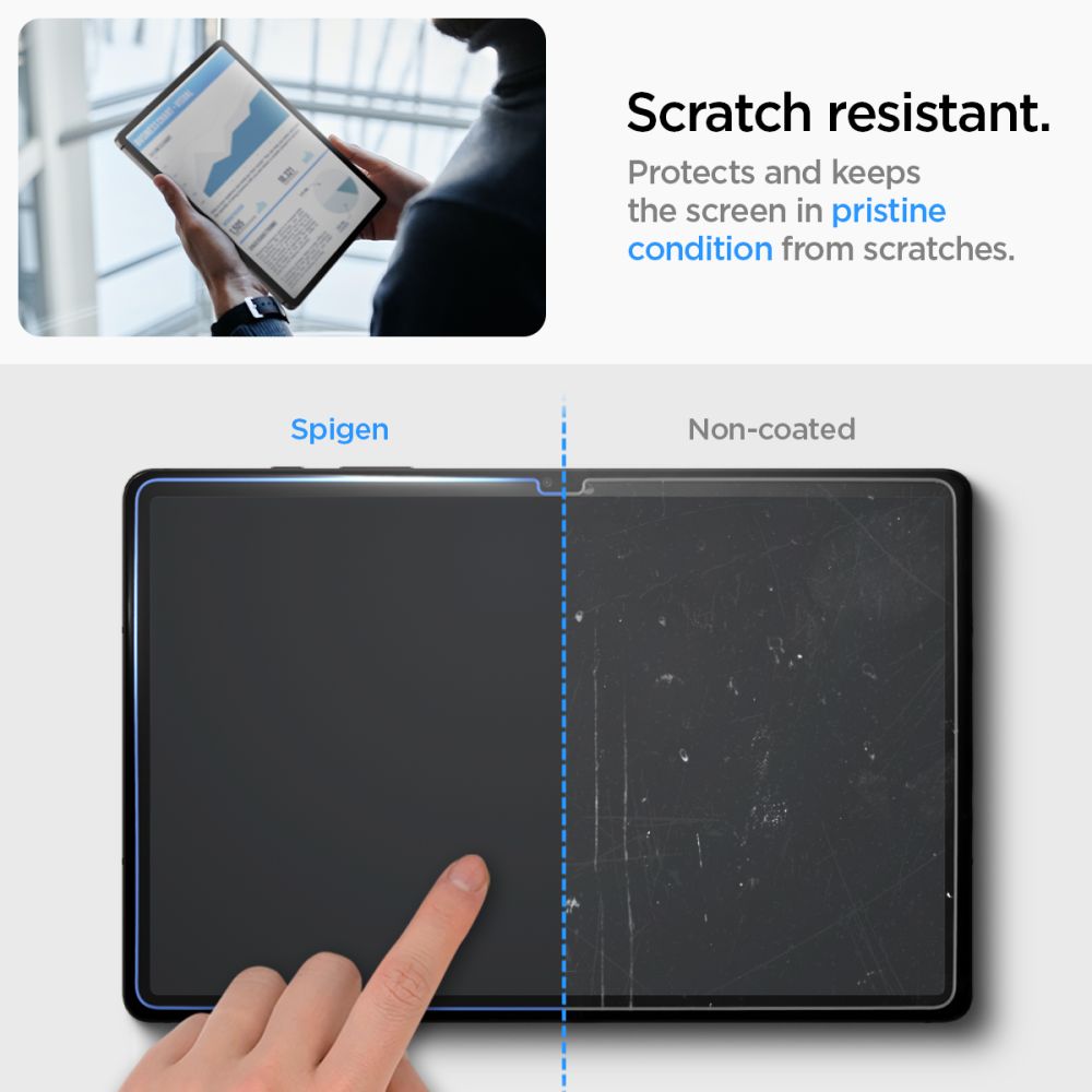 Spigen Glas TR EZ Fit grūdintas stiklas Galaxy Tab S9 11" -- Samsung Galaxy Tab S9 11"