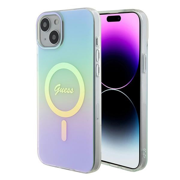 Guess MagSafe dėklas iPhone 15 Plus – turkio