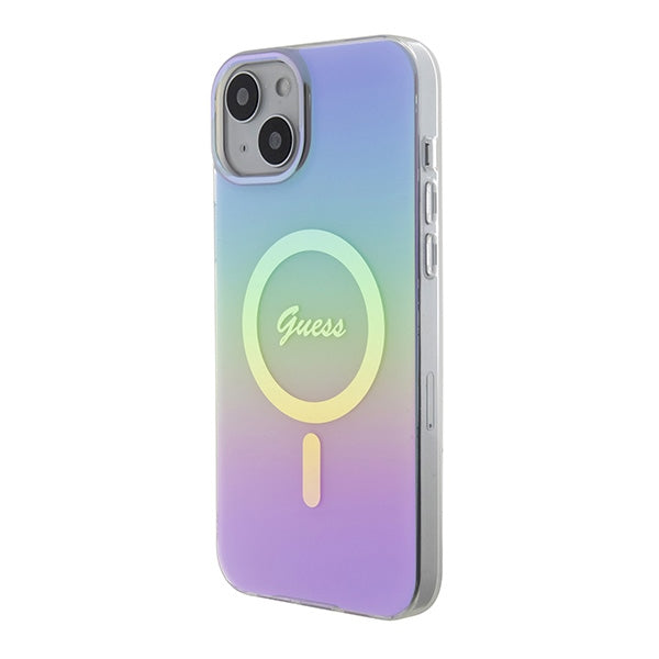 Guess MagSafe dėklas iPhone 15 6.1 – violetinis