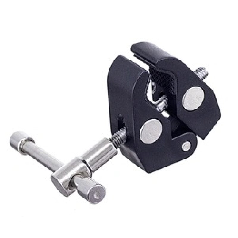 Tvirtinimo gnybtas priedams su 1/4 ir 3/8 colio sriegiu -- Selfie Sticks & Tripods