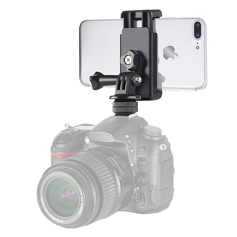 Telefono/Sportinės kameros laikallis su adapteriu - Juoda -- Selfie Sticks & Tripods