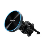 Joyroom JR-ZS240 Pro magnetinis automobilinis laikiklis su belaidžiu įkrovikliu 15W oro ventiliacijos angai - juodas