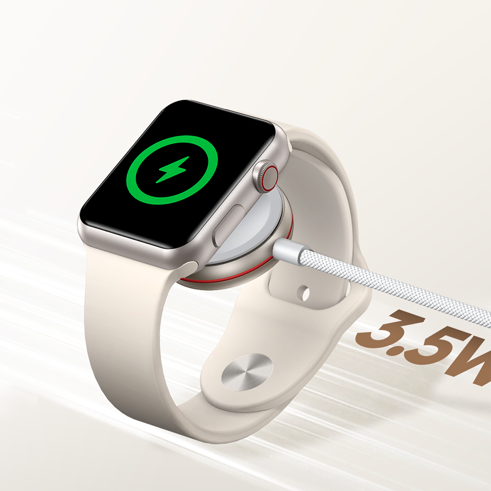 Joyroom S-IW011 indukcinis įkroviklis Apple Watch 1.2m - baltas