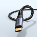 Joyroom Audio Transfer Series SY-A07 Mini Jack 3.5mm/USB-C Cable 1.2m - Black