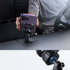Joyroom magnetinis automobilinis laikiklis prietaisų skydeliui, juodas (JR-ZS376)