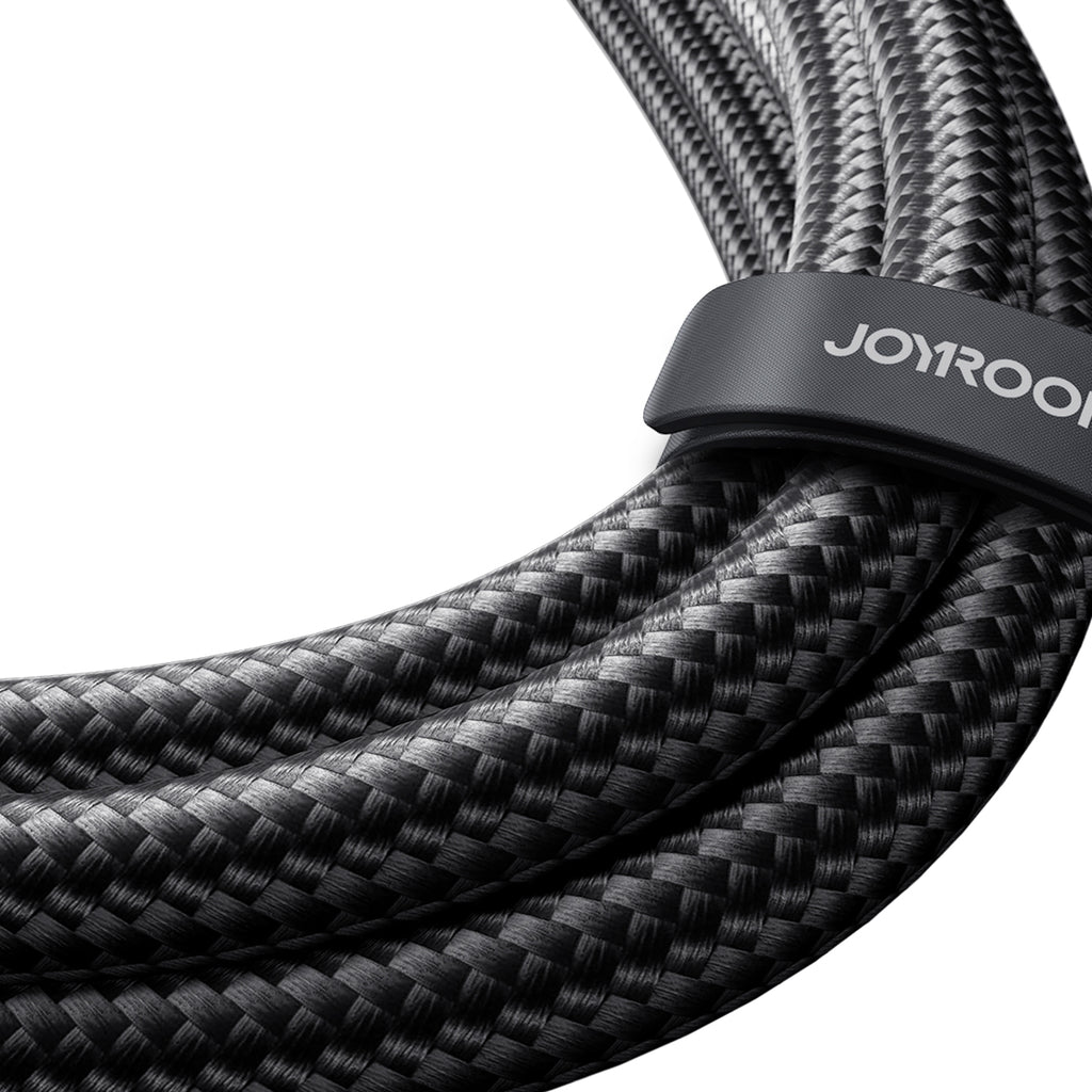 Joyroom Speedy Series S-A21 2in1 USB-C - USB-C / USB-C Laidas 100W 1.5m - juodas