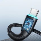 Joyroom Starry Series SA32-CC3 USB-C / USB-C Laidas 60W 1m - juodas