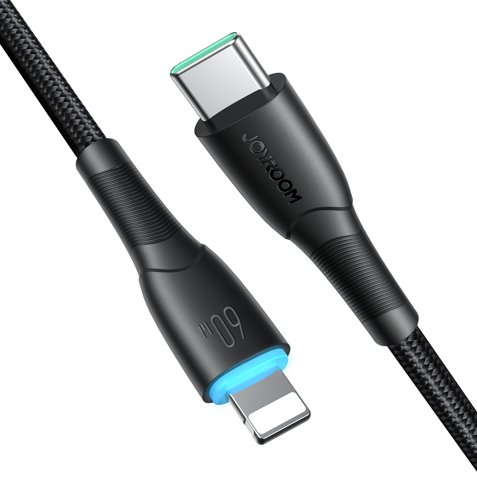 Joyroom Starry Series SA32-CC3 USB-C / USB-C Laidas 60W 1m - juodas