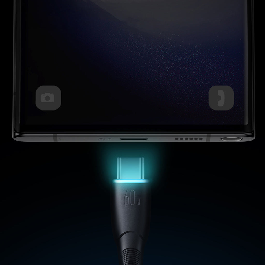 Joyroom Starry Series SA32-CC3 USB-C / USB-C Laidas 60W 1m - juodas