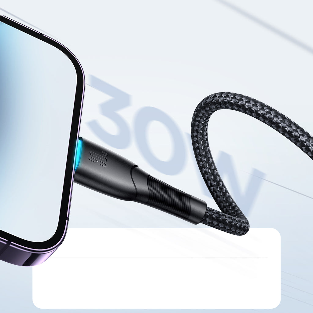 Joyroom Starry Series SA32-CL3 30W USB-C / Lightning Laidas 1m - juodas