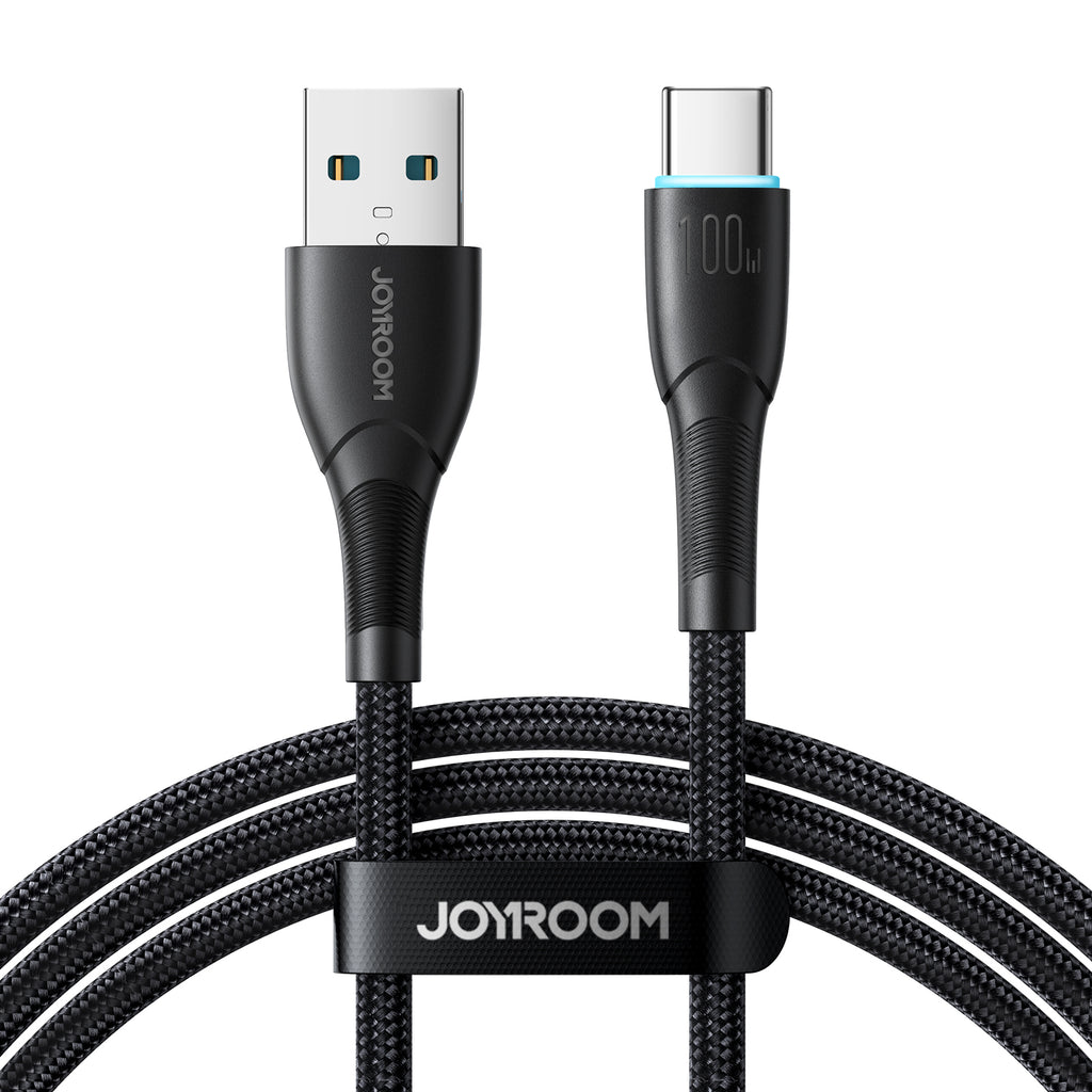 Joyroom Starry series SA32-AC6 100W USB-A / USB-C laidas 1m - juodas