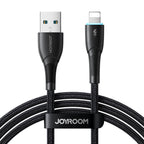 Joyroom Starry Series SA32-AL3 3A USB-A / Lightning laidas 1m - juodas