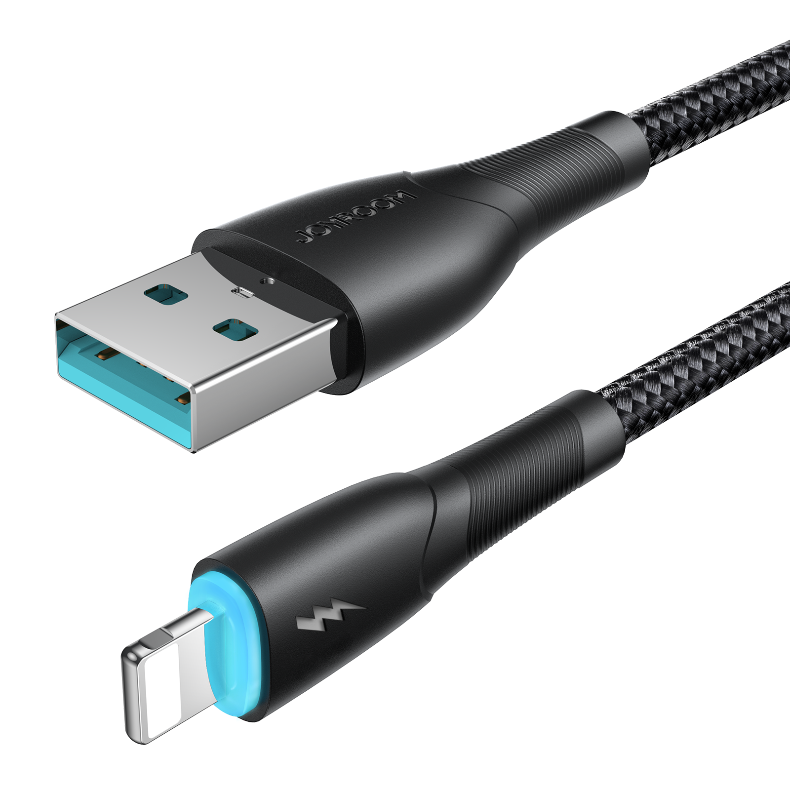 Joyroom Starry Series SA32-AL3 3A USB-A / Lightning laidas 1m - juodas