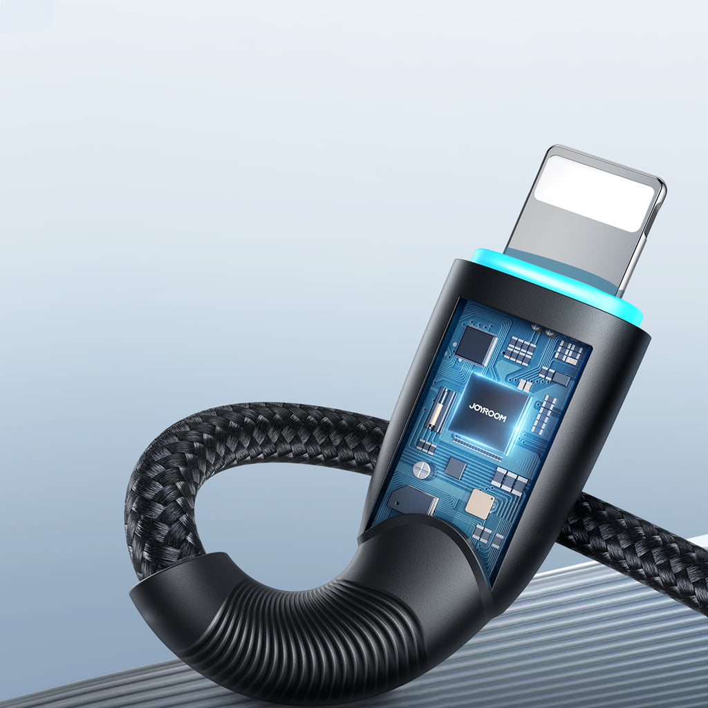 Joyroom Starry Series SA32-AL3 3A USB-A / Lightning laidas 1m - juodas