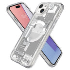 Spigen Ultra Hybrid MagSafe dėklas iPhone 15 Plus – baltas