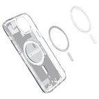 Spigen Ultra Hybrid MagSafe dėklas iPhone 15 Plus – baltas