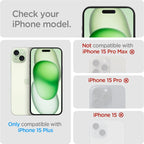 Spigen EZ Fit privatumo grūdintas stiklas iPhone 15 Plus