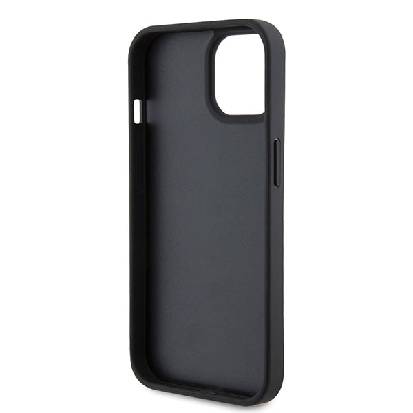 Ferrari odinis dėklas iPhone 15 – juodas